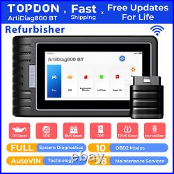 TOPDON ArtiDiag800BT Car Diagnostic Tool OBD2 Scanner ALL System Bluetooth 16G