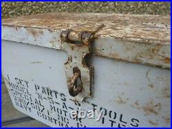 U. S. A WW2 Metal Navy Equipment Box 1 Set Parts & Tools box N-5-A-AC Item -5-A=X