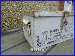 U. S. A WW2 Metal Navy Equipment Box 1 Set Parts & Tools box N-5-A-AC Item -5-A=X