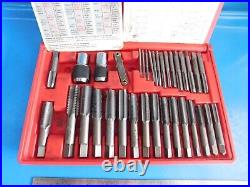 Used, Snap On Tools 34 Pc. Metric Tap Set Part #tma34