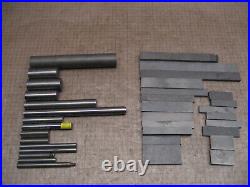 VTG 7 lbs. Scrap Carbide Round & Square Blocks Bars Blanks Parts Machinist Tools