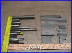 VTG 7 lbs. Scrap Carbide Round & Square Blocks Bars Blanks Parts Machinist Tools