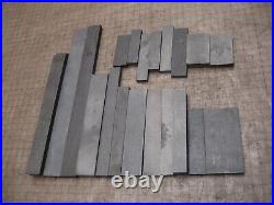 VTG 7 lbs. Scrap Carbide Round & Square Blocks Bars Blanks Parts Machinist Tools