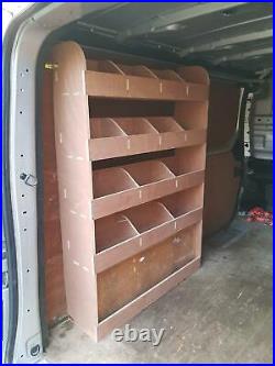 Vauxhall Vivaro SWB Tool Parts Storage Unit Ply Shelving, Van Plywood Racking