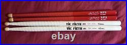 Vic Firth drum stick bag with sticks and tuning tool drum stand practice pad