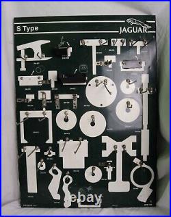 Vintage Jaguar S Type Car Parts Mechanics Tool Board JAG 069 0L Issue 1