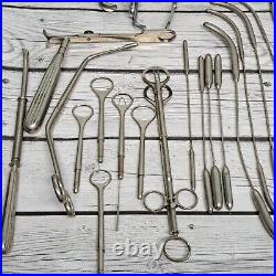 Vintage Medical Surgical Instrument Tools Lot Parts Repair As Is