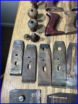 Vintage Tools Woodworking Plane Parts Stanley Ohio Tool More Frogs Blades Screws