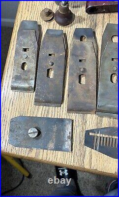 Vintage Tools Woodworking Plane Parts Stanley Ohio Tool More Frogs Blades Screws