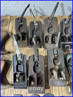 Vintage Tools Woodworking Plane Parts Stanley Ohio Tool More Frogs Blades Screws