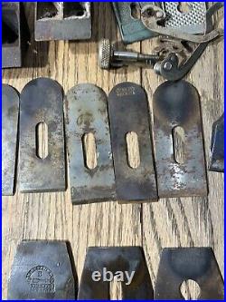 Vintage Tools Woodworking Plane Parts Stanley Ohio Tool More Frogs Blades Screws