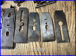 Vintage Tools Woodworking Plane Parts Stanley Ohio Tool More Frogs Blades Screws