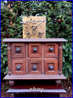 Vintage Watchmakers Tool Cabinet