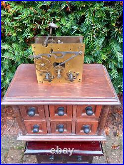 Vintage Watchmakers Tool Cabinet