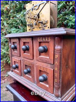 Vintage Watchmakers Tool Cabinet