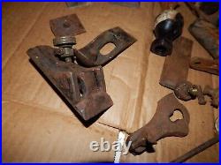 Vintage Wood Plane Handles & Parts Lot Of 45 Pieces Estate Find