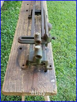 Vtg Walker Turner Driver Wood Lathe Antique Headstock Tailstock Tool Rest Parts