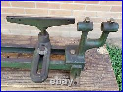 Vtg Walker Turner Driver Wood Lathe Antique Headstock Tailstock Tool Rest Parts