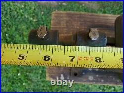 Vtg Walker Turner Driver Wood Lathe Antique Headstock Tailstock Tool Rest Parts