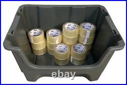 WOW Plastic Order Picking Parts Storage Bins Boxes With Scooped Front stack nest